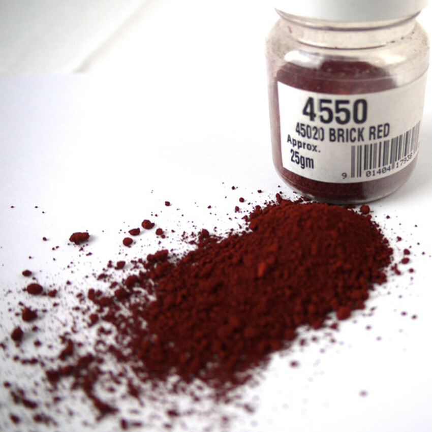 Photograph: Powdered Underglaze: Brick Red (1140C max.)
