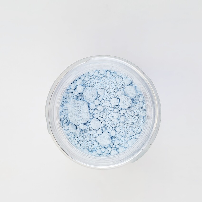 Photograph: Powdered Underglaze: Light Blue