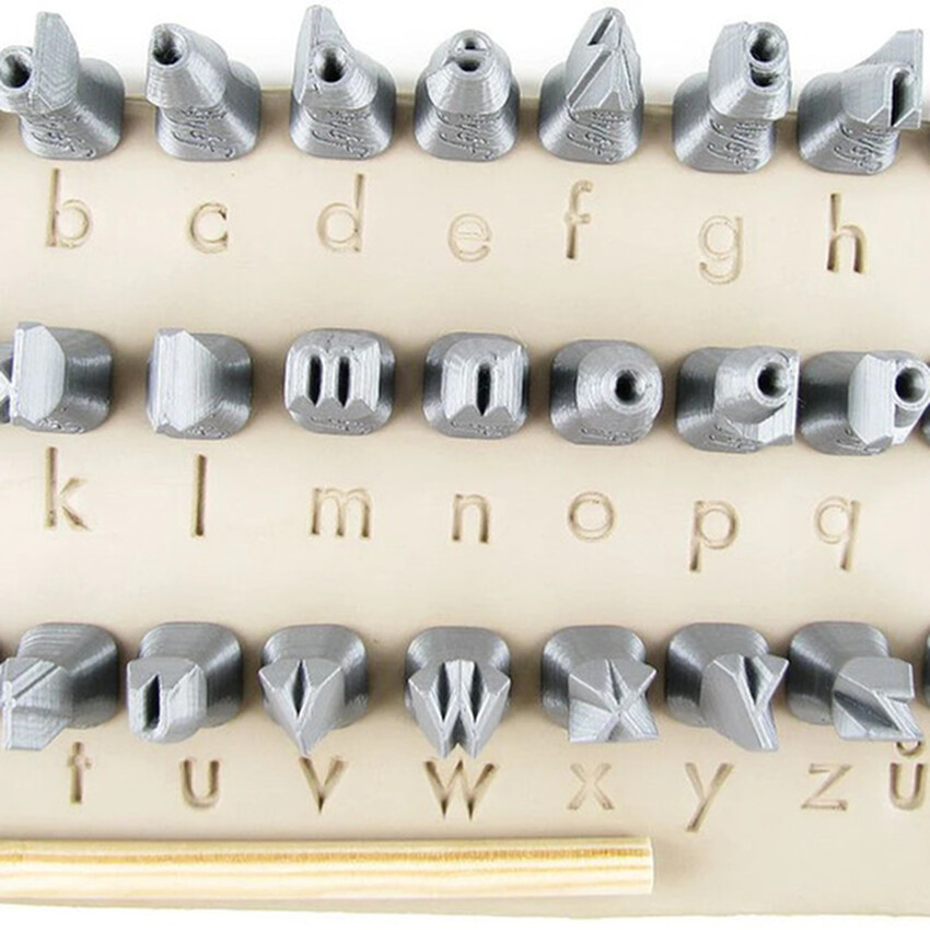 Photograph: Relyef Tools: Alphabet Lowercase 10mm - Futura