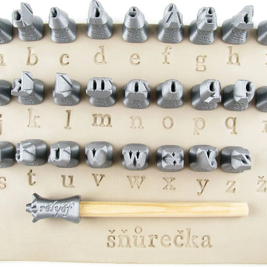 Photograph: Relyef Tools: Alphabet Lowercase 10mm - Marion