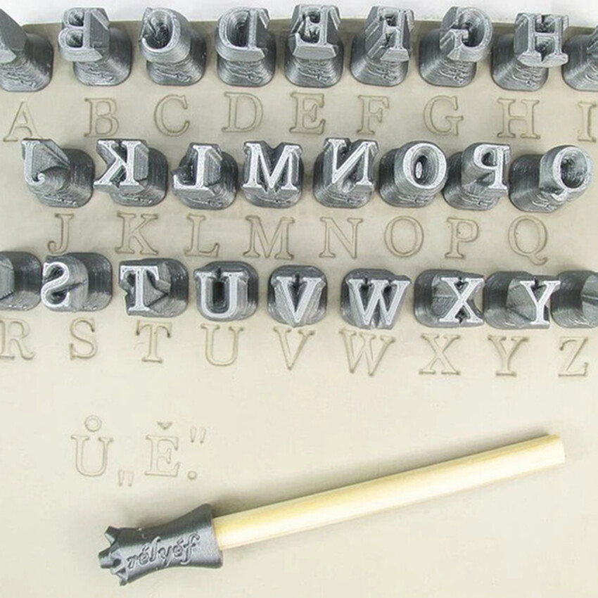 Photograph: Relyef Tools: Alphabet Uppercase 10mm - Marion
