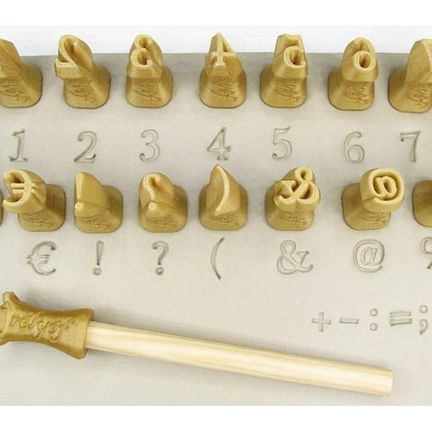Photograph: Relyef Tools: Numerals 10mm - Marion