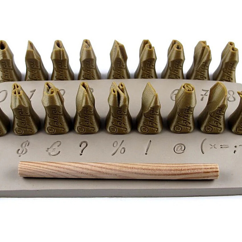 Photograph: Relyef Tools: Numerals 10mm - Script
