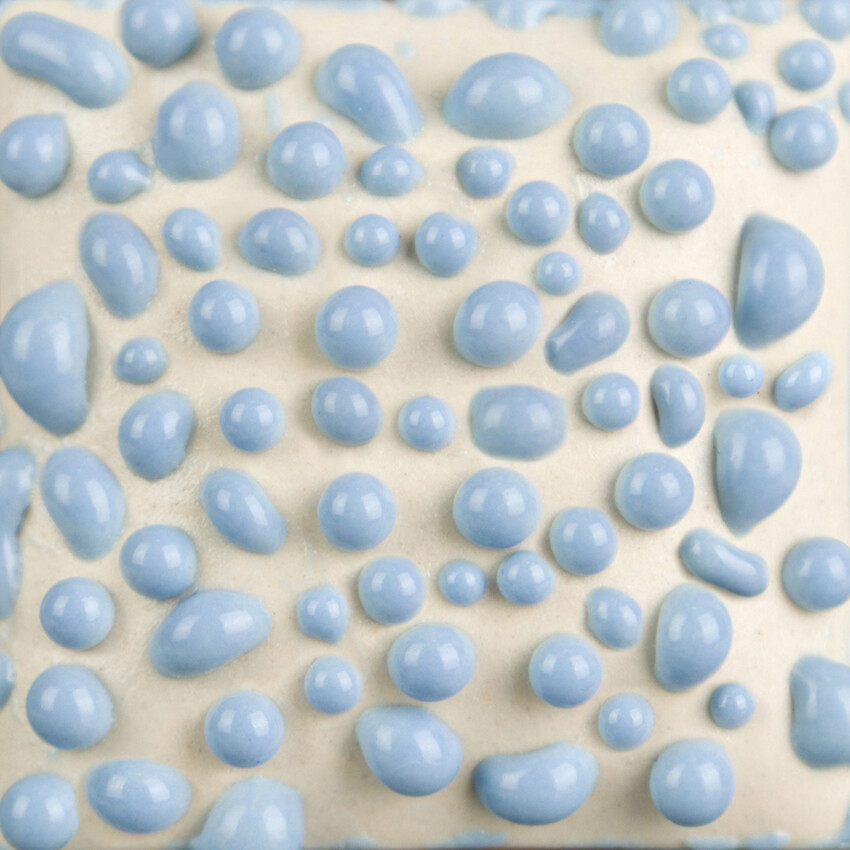 Photograph: Ritual Glaze Beads - Pastel Blue Bead 473