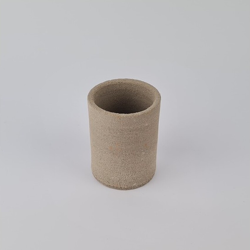 Photograph: Rokk Grey Grogged Stoneware 1200-1300C