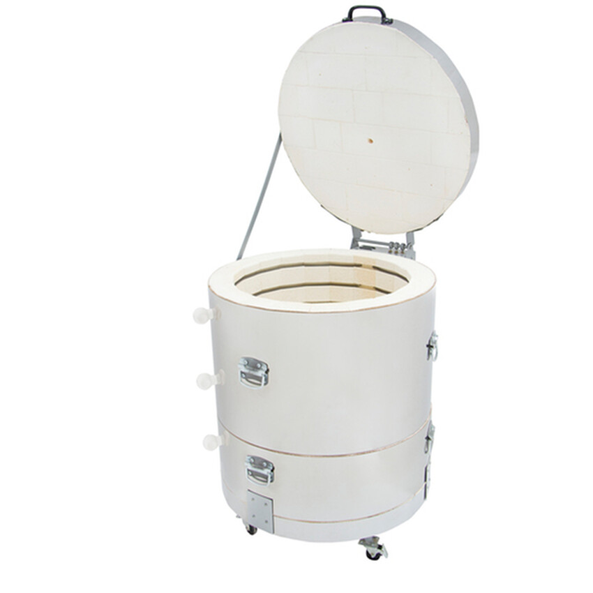 Photograph: S65 Top-loading Pottery Kiln, complete with T/C & ST215 controller