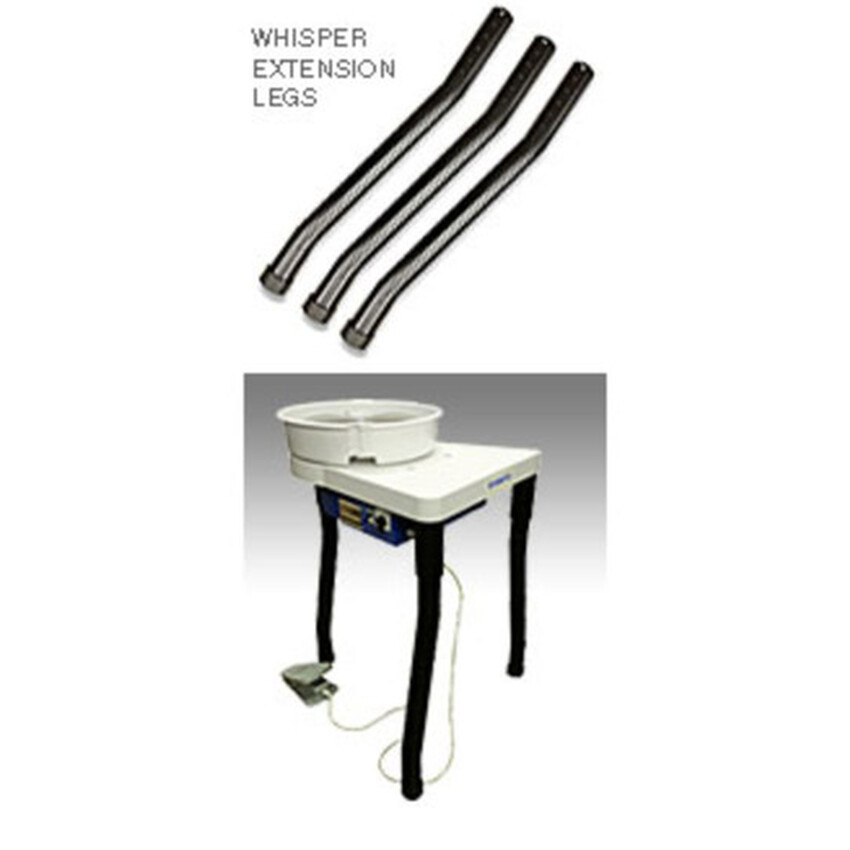 Photograph: Set of 3 Longer Curved Legs for Shimpo RK3E/Whisper T wheel