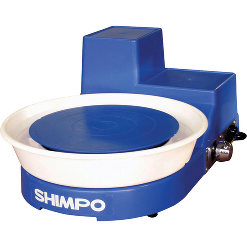 Photograph: Shimpo RK-5T Belt-Drive Table Top Potter's Throwing Wheel (Hand Lever)