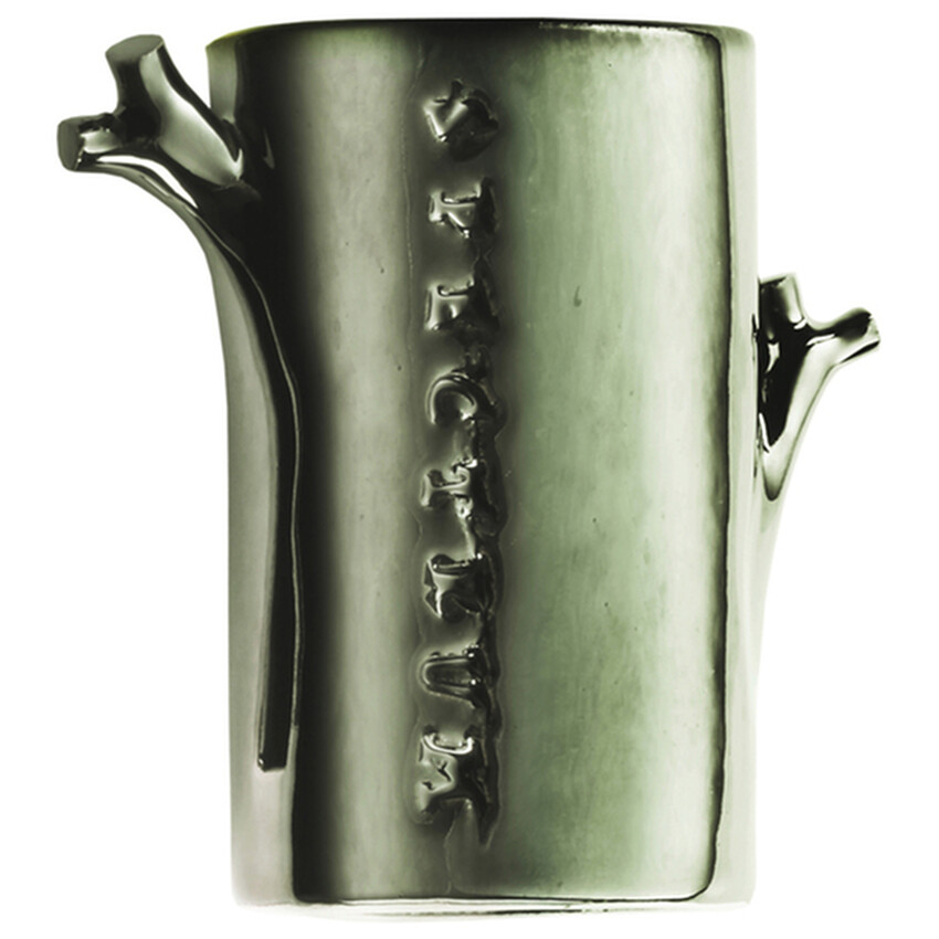 Photograph: Spectrum Cone 05 Metallic Brush-On Glaze: Green Mirror Gallon
