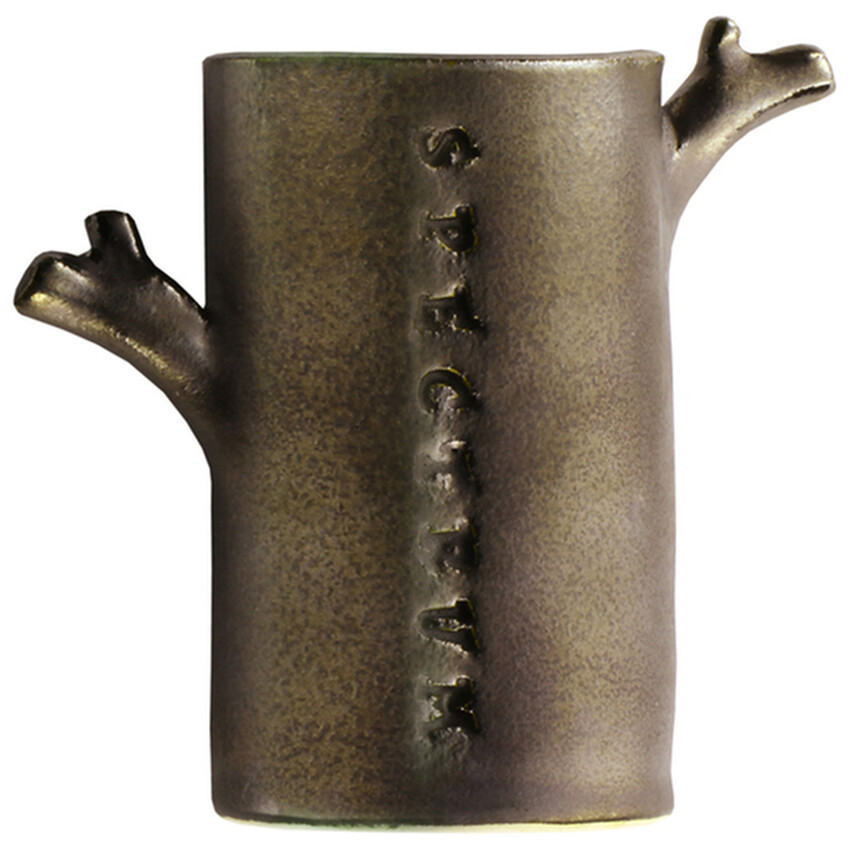 Photograph: Spectrum Cone 05 Metallic Brush-On Glaze: Wrought Iron Gallon