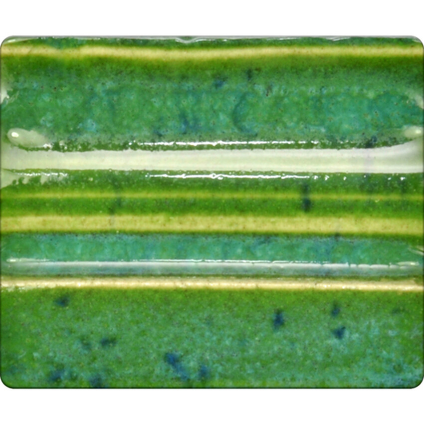 Photograph: Spectrum Cone 4-6 Brush-On Glaze: Txt Kiwi Fruit 454ml
