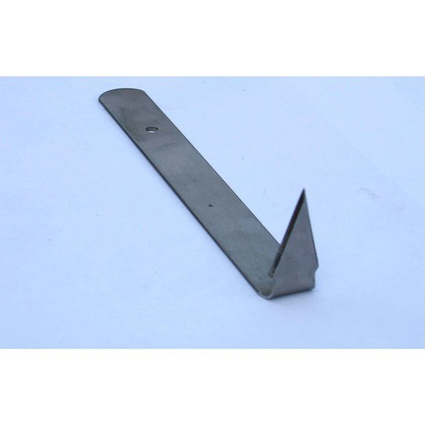 Photograph: Straight Triangle: Flat steel handle with right angle end - large