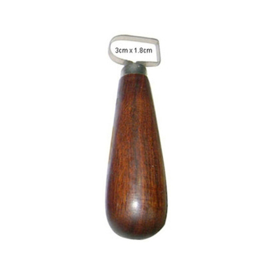 Photograph: Strip Tool: Wooden handle/blued steel 13cm