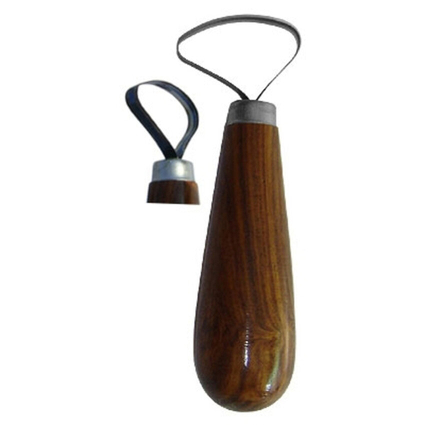 Photograph: Strip Tool: Wooden handle/blued steel 14cm
