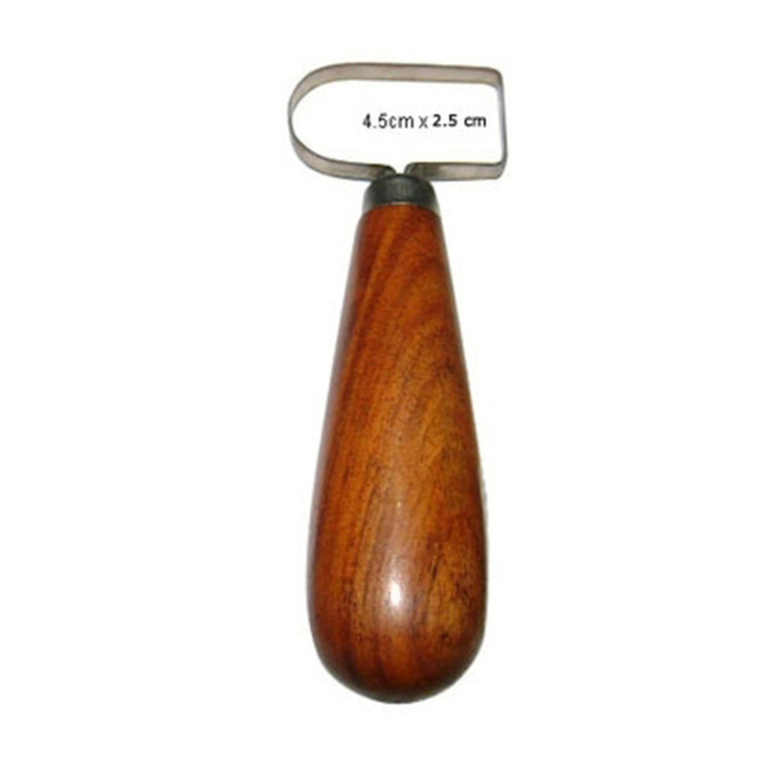 Photograph: Strip Tool: Wooden handle/blued steel 14cm