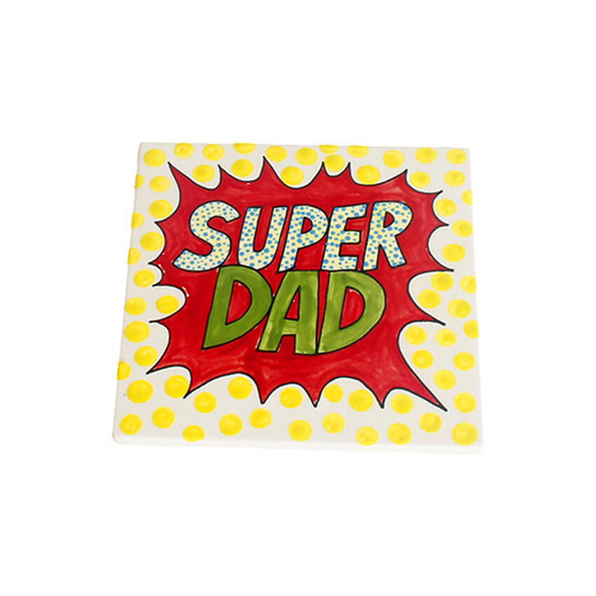 Photograph: Super Dad Party Tile