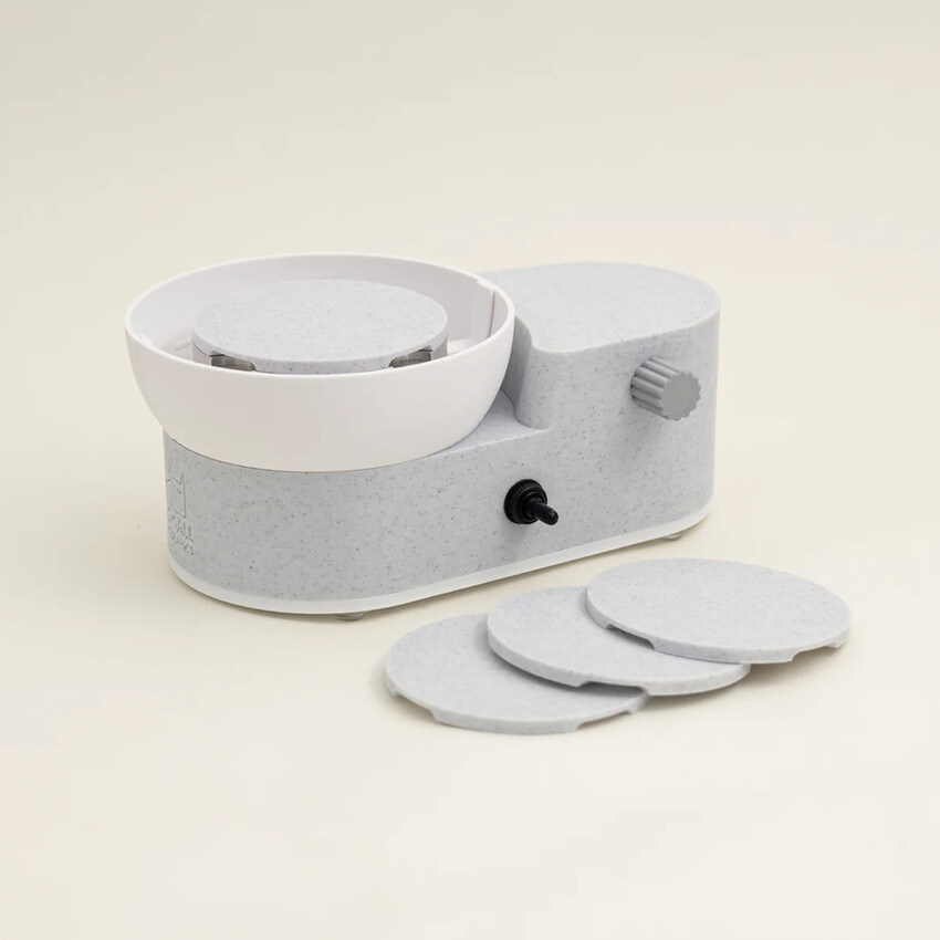 Photograph: The Small Ceramics 'Lite' Potters Wheel - Stone