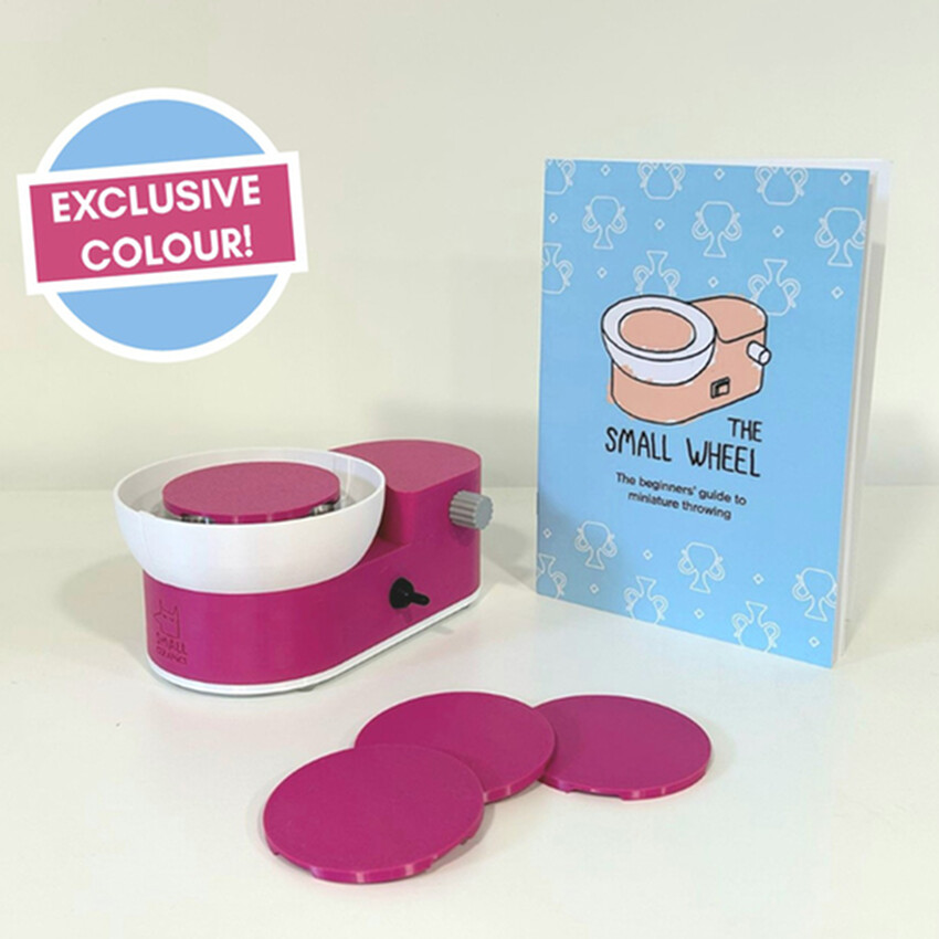 Photograph: The Small Pottery Wheel - Hot Pink (Potclays Exclusive Colour)
