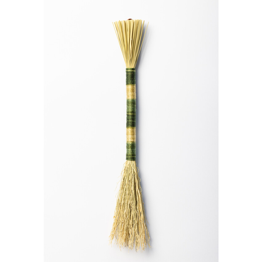 Photograph: The Tay - Extra Small Hakeme Slip & Glaze Brush by Bristol Broomworks