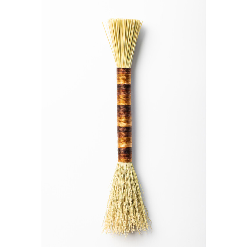 Photograph: The Wye - Medium Hakeme Slip & Glaze Brush by Bristol Broomworks