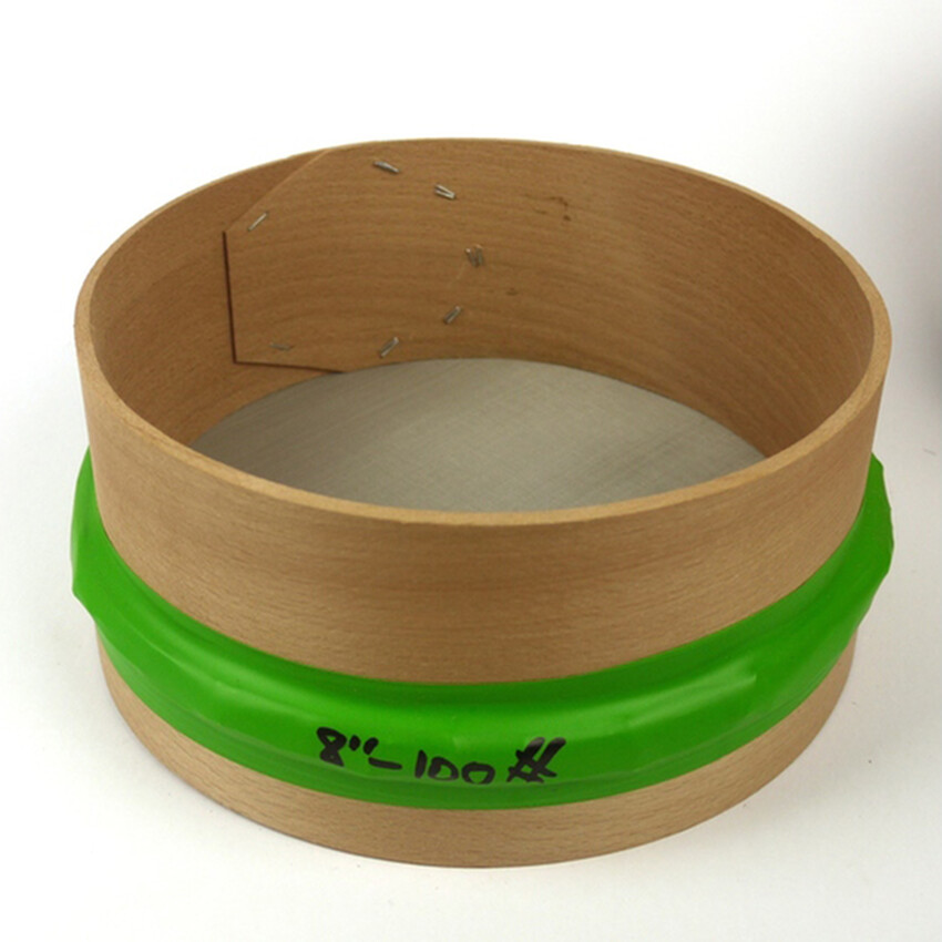 Photograph: Wooden Sieve 8in 100 Mesh