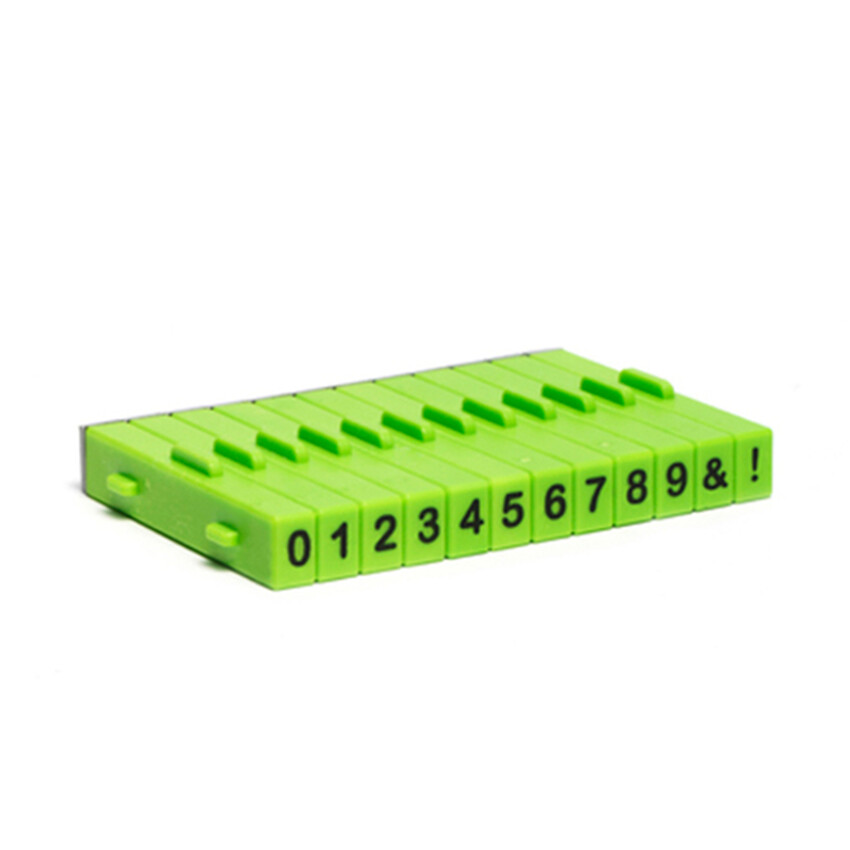 Photograph: Xiem Attachable Numbers: 12 pcs 10x6mm