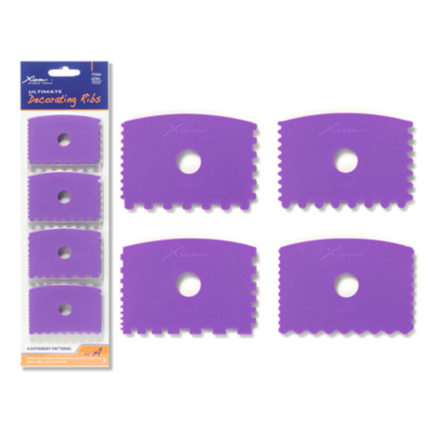Photograph: Xiem Decorating Ribs Set of 4: Firm flex, set A