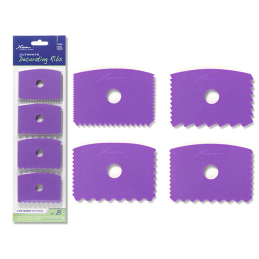 Photograph: Xiem Decorating Ribs Set of 4: Firm flex, set B