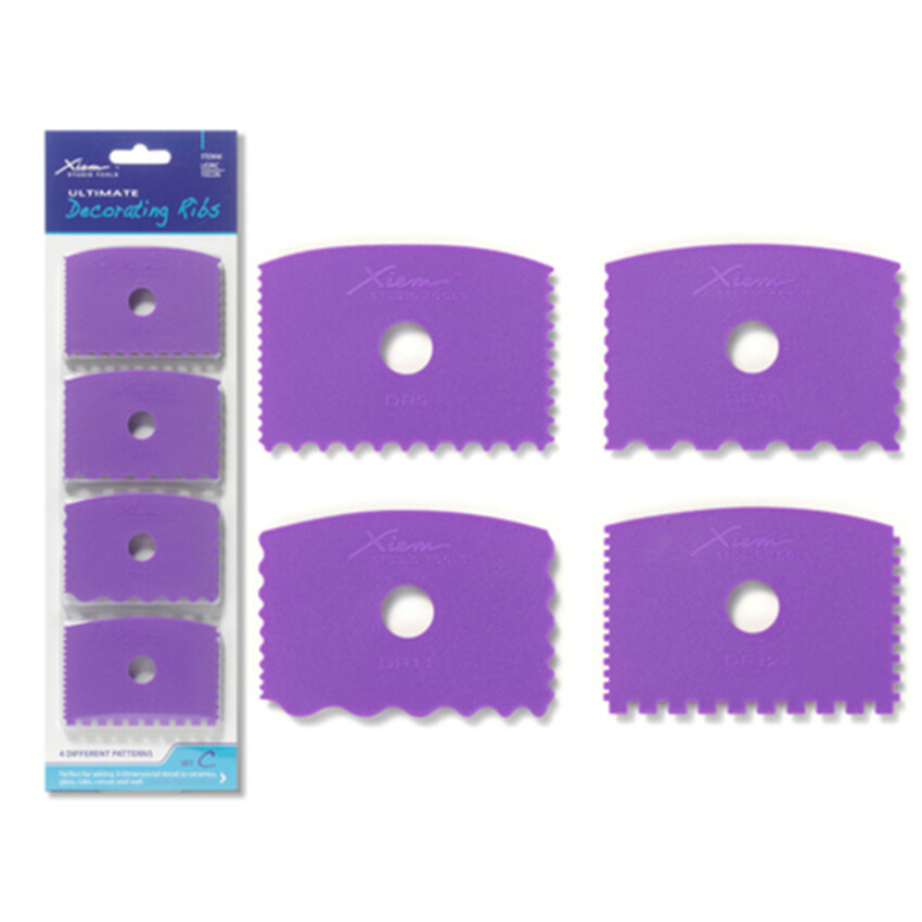 Photograph: Xiem Decorating Ribs Set of 4: Firm flex, set C