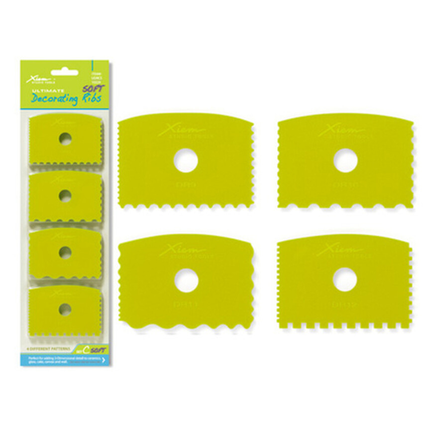 Photograph: Xiem Decorating Ribs Set of 4: Soft flex, set C