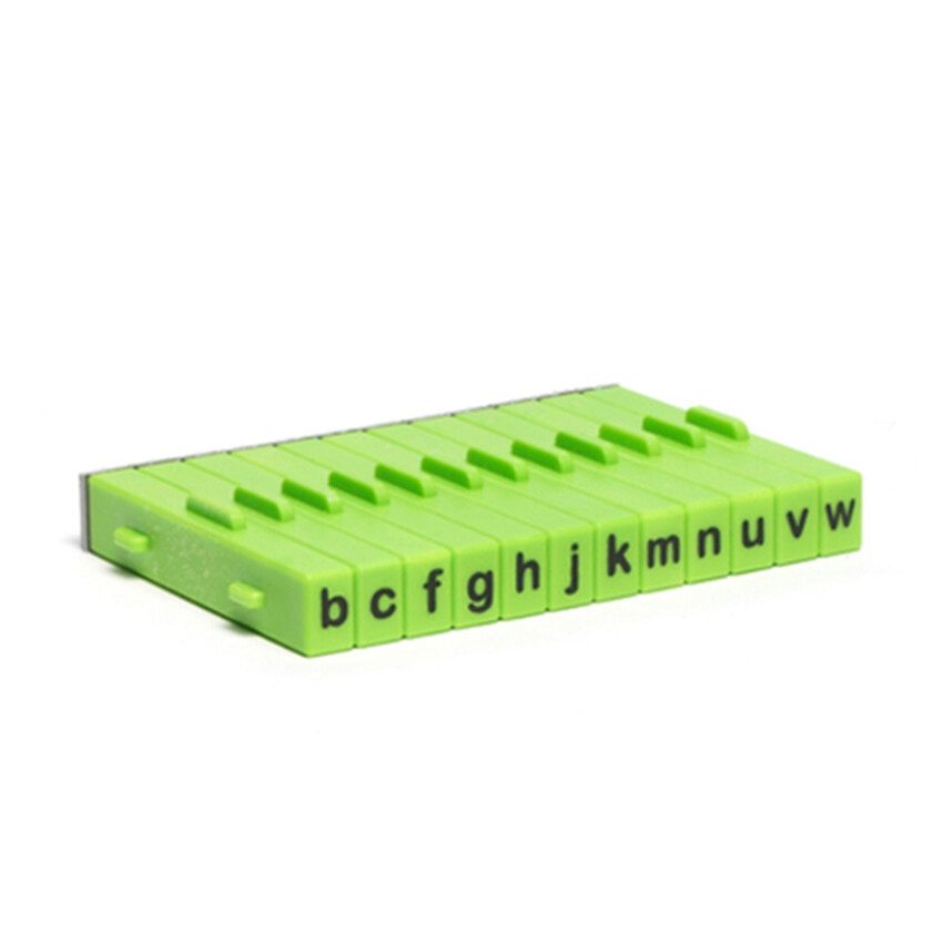 Photograph: Xiem Extra Attachable Letters: Lower case 12 pcs 10x6mm