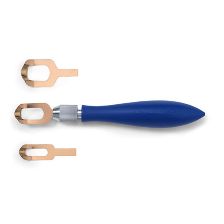 Photograph: Xiem Fluting Tool Set (Handle & S, M & L blades)