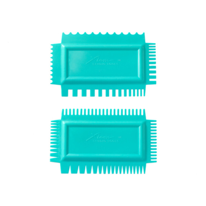 Photograph: Xiem Texture Combs Set of 2: Soft flex, set B