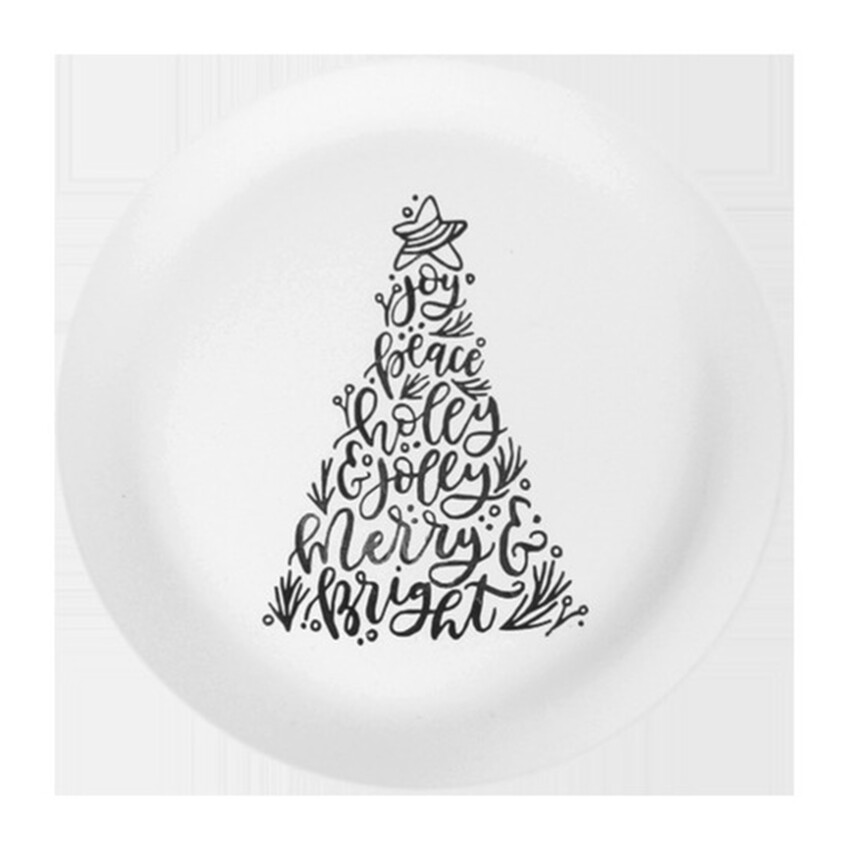 Photograph: Xmas Tree Word Plate