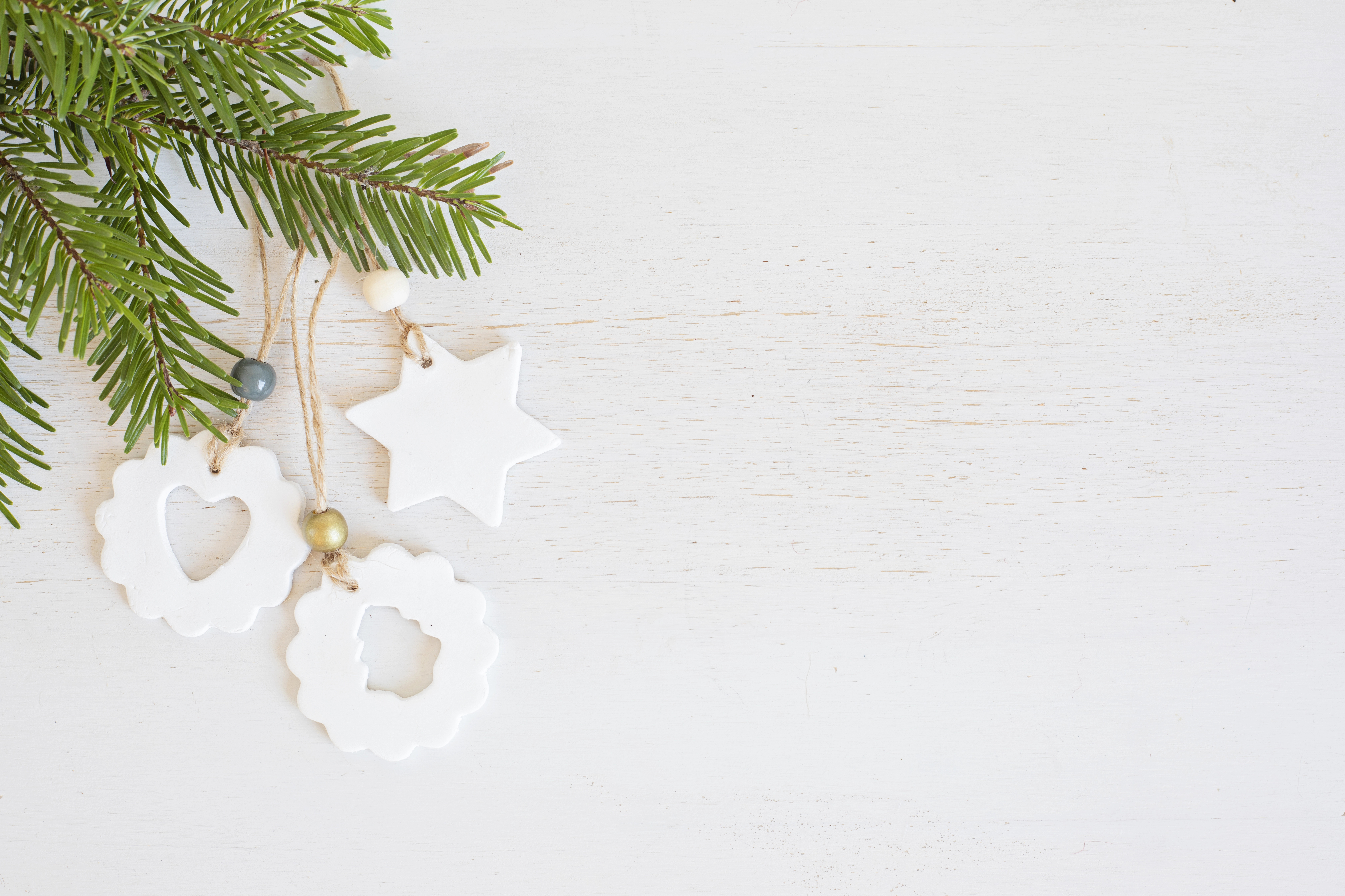 air dry tree decorations