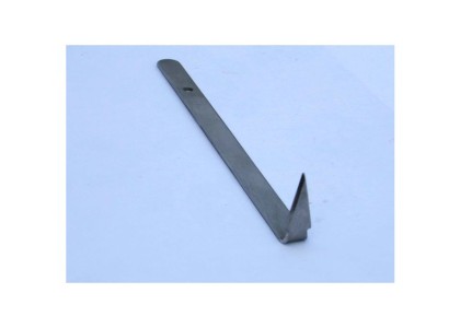 Straight Triangle: Flat steel handle with right angle end - small