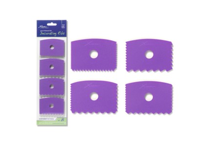 Xiem Decorating Ribs Set of 4: Firm flex, set B