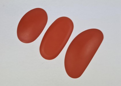 Set of 3 Rubber Kidney Palettes