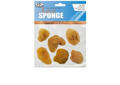 Natural Sponges: Small Fine (Pack of 6)