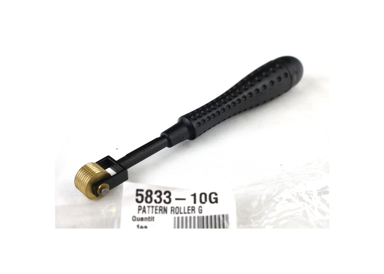 Pattern Roller G: Plastic handle/brass head 16cm