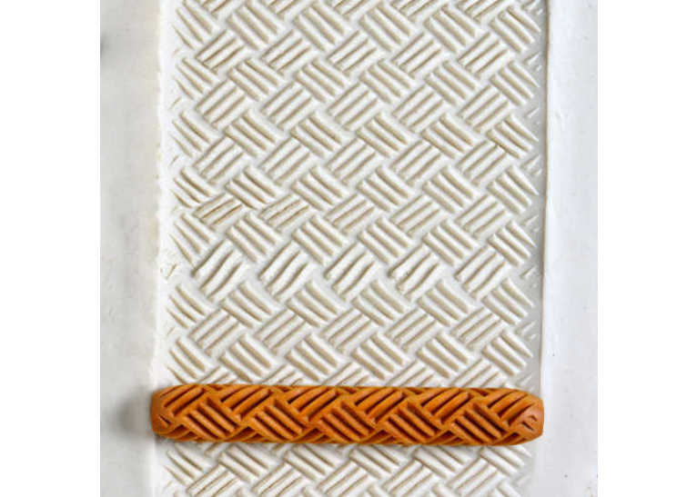 MKM 10cm HandRoller Design 23. Basketweave 2. MKM 10cm HandRoller Design 23. Basketweave 2.