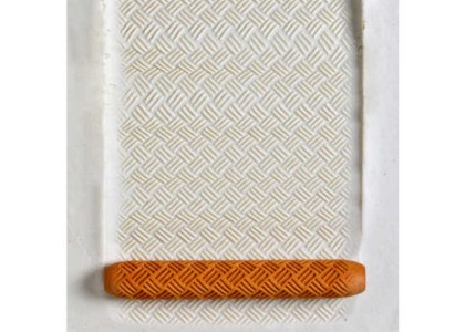 MKM 10cm HandRoller Design 24. Fine Basketweave.