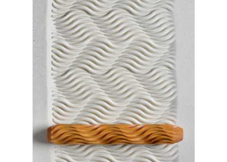 MKM 10cm HandRoller Design 69. 3D Zigzag. MKM 10cm HandRoller Design 69. 3D Zigzag.