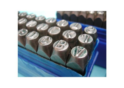 Metal Letter Stamp Set A-Z 1/4