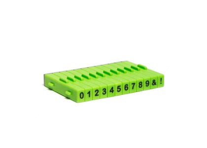 Xiem Attachable Numbers: 12 pcs 10x6mm