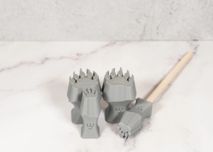 Ceramind Stamp Set: Bear Paw
