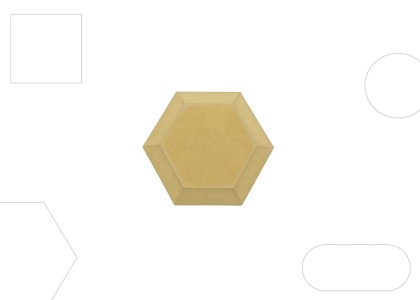 GR Pottery Forms: OG Hexagon 3.5in