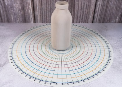 Ceramind Round Divider Mat for Pottery Measurements 26cm