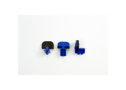 Giffin Grip Blue Tall Wide Sliders set of 3