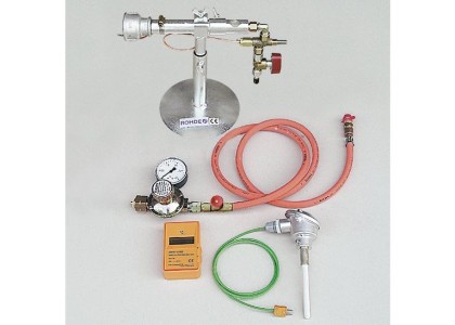 Raku Complete Accessories - Includes burner, regulator, hose and temperature measuring equipment